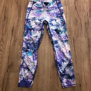 Ivivva leggings multicolored with mesh